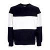 Nike Felpa Leggera Girocollo Uomo Club Plus Colorblock Crewneck Black/white da uomo