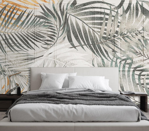 Carta Da Parati, Foglie di palma tropicale