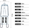 LAMPADINA FORNO G9 300°40 W 230V ALTA TEMPERATURA CUCINA -- PZ 3 -- TF 84