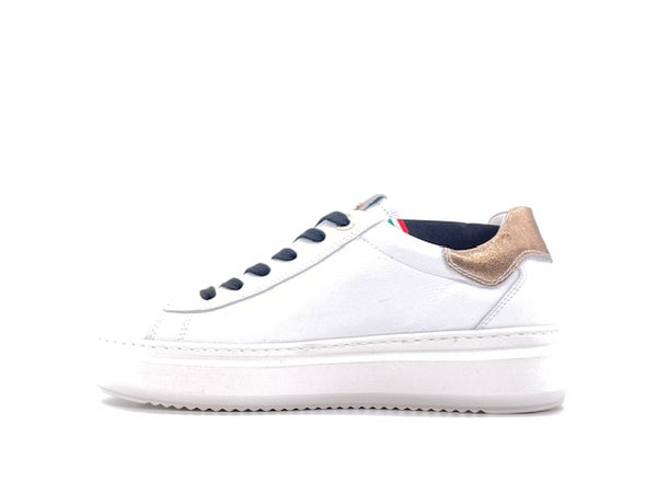 NERO GIARDINI Sneakers Donna Cile Bianco Biscotto