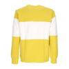 Nike Felpa Leggera Girocollo Uomo Club Plus Colorblock Crewneck Vivid Sulfur/white da uomo