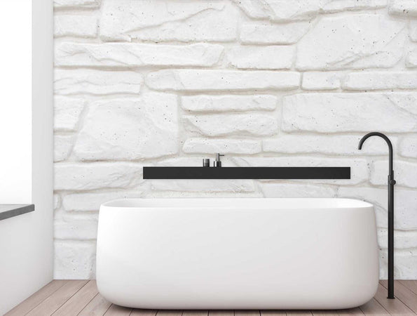 Carta Da Parati, Muro di pietra bianca in mattoni