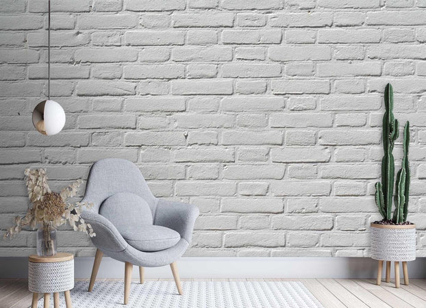 Carta Da Parati, Muro di pietra bianca in mattoni