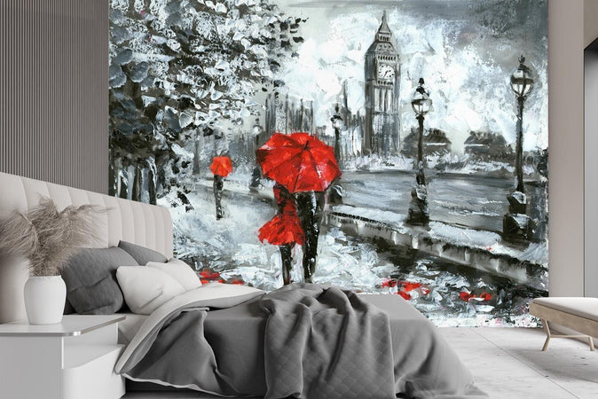 Carta Da Parati, Passeggiata a Londra come dipinto