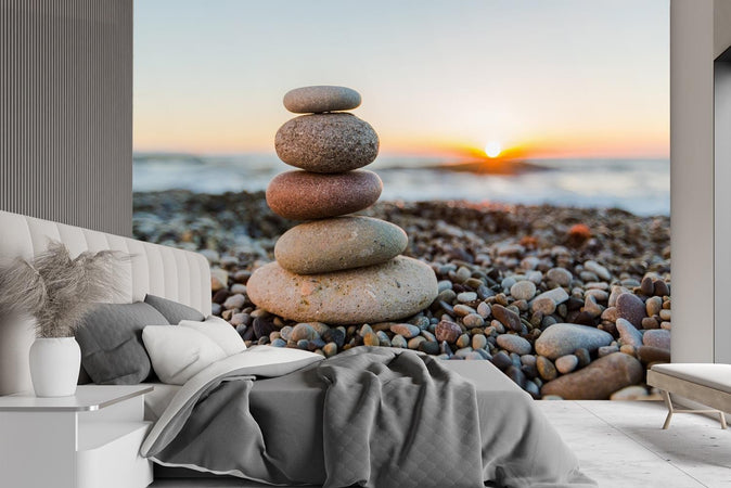 Carta Da Parati, Pietre sulla spiaggia