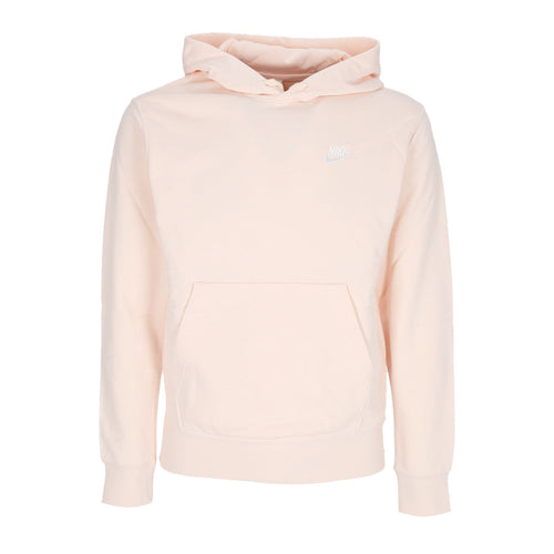 Nike Felpa Leggera Cappuccio Uomo Sportswear Club Hoodie Guava Ice/guava Ice/white da uomo