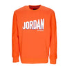 JORDAN Felpa Girocollo Uomo Flight Mvp Graphic Fleece Crewneck Rush Orange/white da uomo