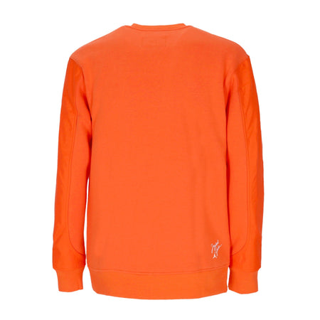 JORDAN Felpa Girocollo Uomo Flight Mvp Graphic Fleece Crewneck Rush Orange/white da uomo
