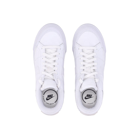 Nike Scarpa Bassa Donna Wmns Court Legacy Lift White/white/white da donna