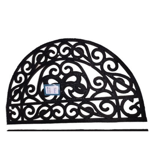ZERBINO TAPPETO IRON GOMMA MEZZA LUNA cm.45 X 75 -- FER 170482