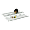 SCOLAPIATTI CM 86 PLASTIFICATO BIANCO PORTAPIATTI SUPPORTI OMAGGIO FER 72625
