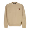 CARHARTT WIP Felpa Girocollo Uomo Heart Patch Sweatshirt Dusty H Brown da uomo