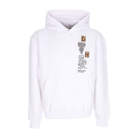 DOLLY NOIRE Felpa Cappuccio Uomo Ancient Dragon Hoodie White da uomo