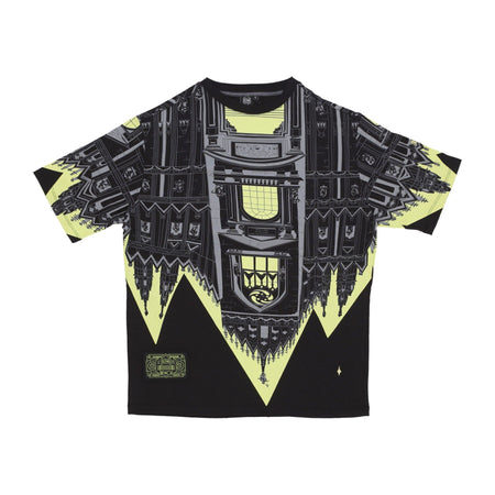 DOLLY NOIRE Maglietta Uomo Bench Duomo Over Tee Black/lime da uomo