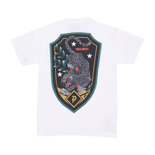 PRIMITIVE Maglietta Uomo Black Jaguar Tee X Call Of Duty White da uomo