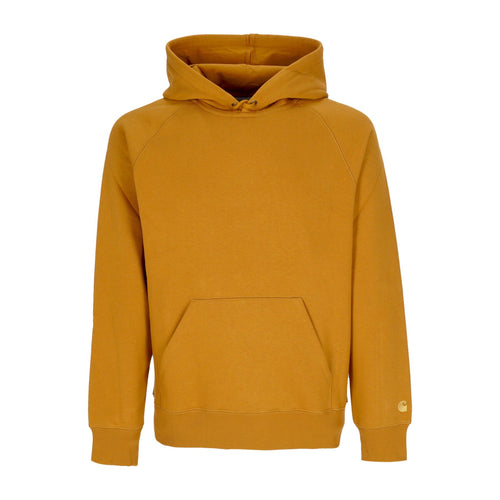 CARHARTT WIP Felpa Cappuccio Uomo Hooded Chase Sweatshirt Buckthorn/gold da uomo