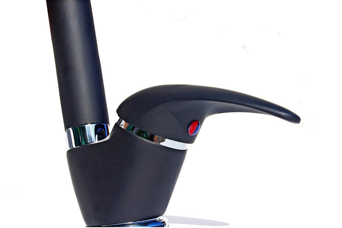 MASIDEF-AQUAE- LAVELLO NERO "ARIA" BOCCA ALTA