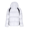 JORDAN NBA Piumino Uomo Nba Courtside Statement Fill Jacket Bronet Pure Platinum/black da uomo
