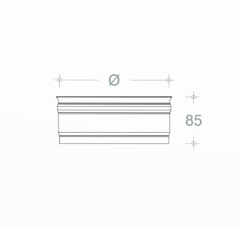 Tappo inox AISI 304 cieco senza spurgo scarico condensa innesto Femmina