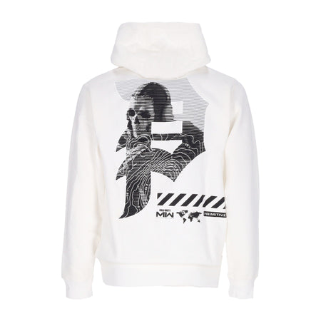 PRIMITIVE Felpa Cappuccio Uomo Mapping Dirty P Hoodie X Call Of Duty White da uomo
