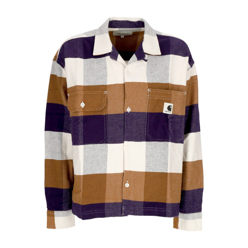 CARHARTT WIP Camicia Manica Lunga Donna W L/s Lyman Shirt Lyman Check/cassis da donna