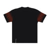 VISION OF SUPER Maglietta Uomo Negative Flames Tee Black/red da uomo