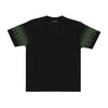 VISION OF SUPER Maglietta Uomo Negative Flames Tee Black/green da uomo