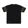 VISION OF SUPER Maglietta Uomo Negative Flames Tee Black/green da uomo