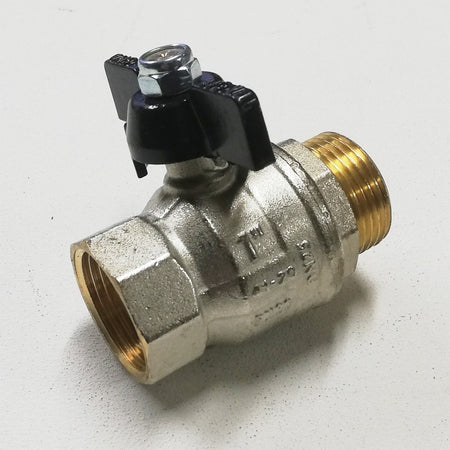 Enolgas valvola sfera saracinesca 3/4" MF leva corta nera