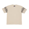 VISION OF SUPER Maglietta Uomo Flames Tee Sand/black da uomo