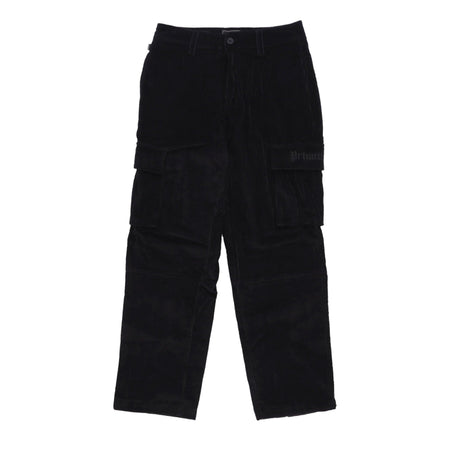 PRIMITIVE Pantalone Lungo Uomo Genesis Corduroy Cargo Pant Black da uomo