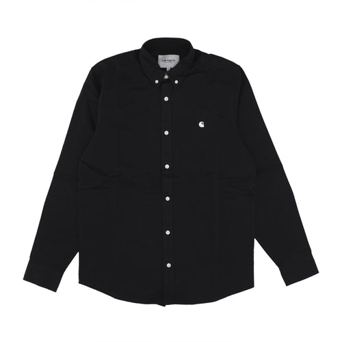 CARHARTT WIP Camicia Manica Lunga Uomo L/s Madison Shirt Black/wax da uomo