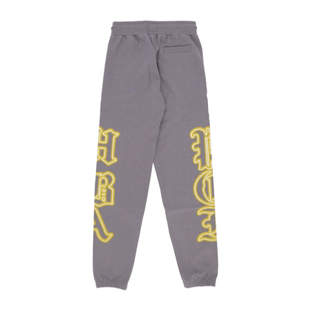 PHOBIA Pantalone Tuta Leggero Uomo Gothic Sk Print Pant Grey da uomo