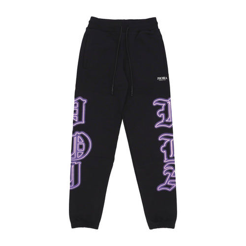PHOBIA Pantalone Tuta Leggero Uomo Gothic Sk Print Pant Black da uomo