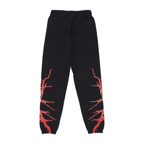 PHOBIA Pantalone Tuta Leggero Uomo New Lightning Pant Black/red da uomo