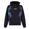 PHOBIA Felpa Leggera Cappuccio Uomo New Lightning Balaclava Hoodie Black/blue da uomo