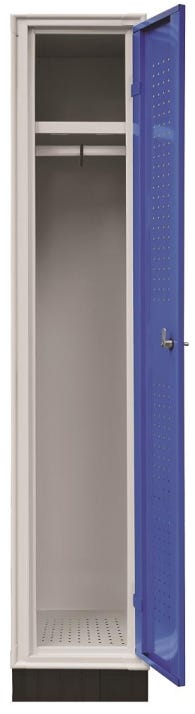 Armadietto spogliatoio a 1 posto con piano superiore cm. 30x50x175h