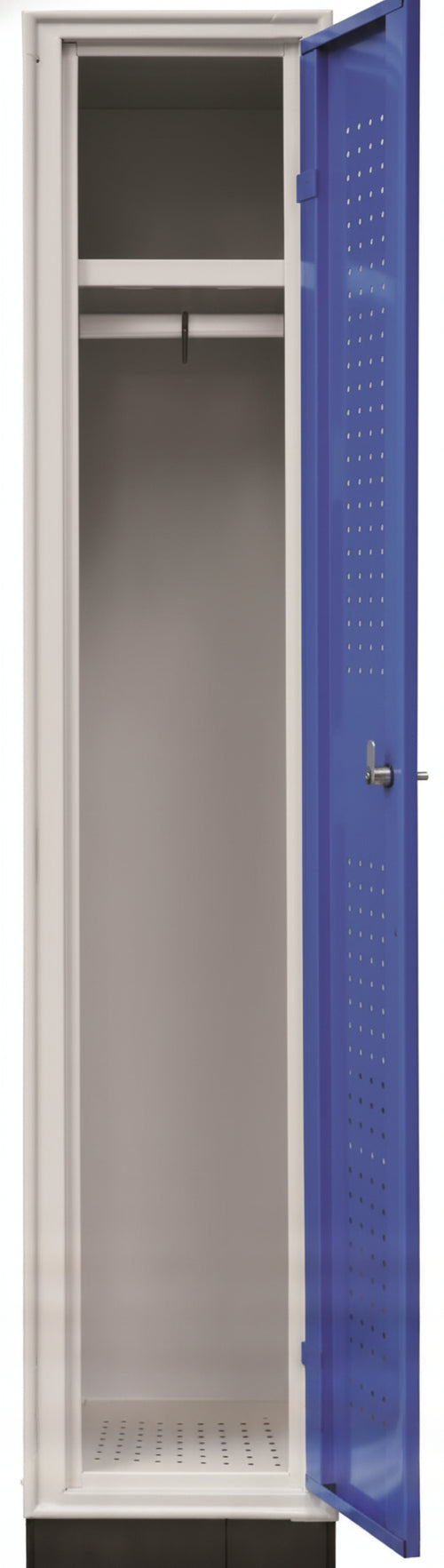 Armadietto spogliatoio a 1 posto con piano superiore cm. 30x50x175h