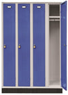 Armadio metallico per spogliatoio con piano superiore a 4 posti cm. 120x50x175h