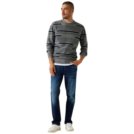 Guess maglione in misto lana a righe JORDAN M5BR26 Z0522 SM03