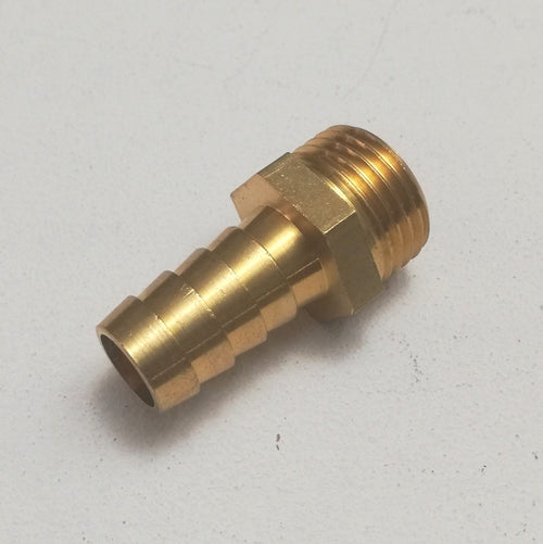 Raccordo portagomma da 1/2 in ottone per metano