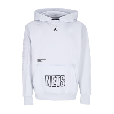 JORDAN NBA Felpa Cappuccio Uomo Nba Courtside Statement Edition Fleece Hoodie Bronet Pure Platinum da uomo