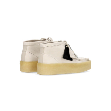 CLARKS Scarpa Lifestyle Donna W Wallabee Cup Bt White Nubuck da donna