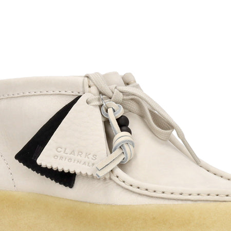 CLARKS Scarpa Lifestyle Donna W Wallabee Cup Bt White Nubuck da donna