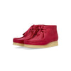 CLARKS Scarpa Lifestyle Donna W Wallabee Boot Berry Leather da donna