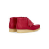 CLARKS Scarpa Lifestyle Donna W Wallabee Boot Berry Leather da donna