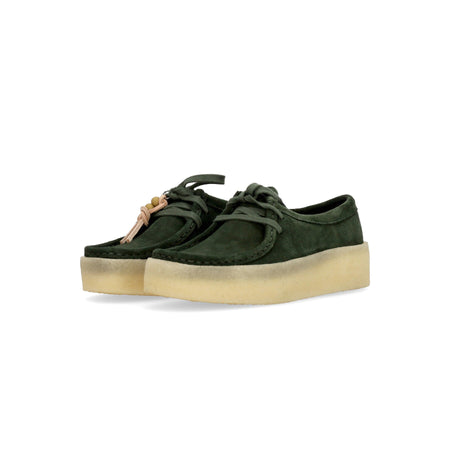 CLARKS Scarpa Lifestyle Donna W Wallabee Cup Dark Green da donna
