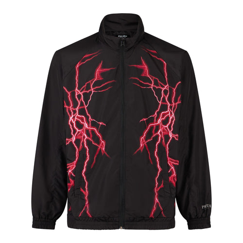 PHOBIA Giacca Tuta Uomo New Lightning Tracksuit Black/red da uomo