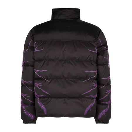 PHOBIA Piumino Uomo Puffy Jacket Black/purple da uomo