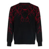 PHOBIA Maglione Uomo Lightning Jumper Black/red da uomo